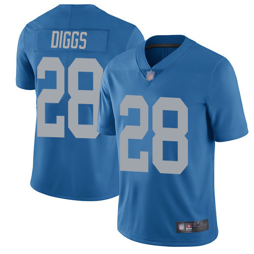 Detroit Lions Limited Blue Youth Quandre Diggs Alternate Jersey NFL Football #28 Vapor Untouchable->youth nfl jersey->Youth Jersey